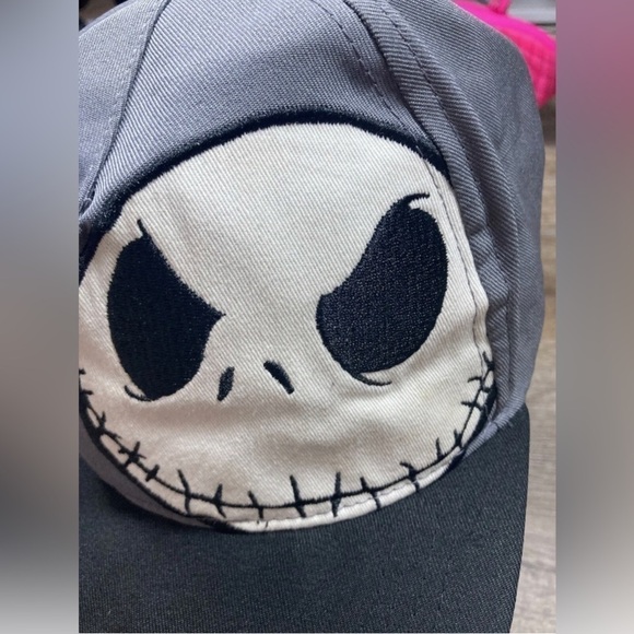 Disney Nightmare Before Christmas Jack Skellington Adjustable Ball Cap Hat - Picture 7 of 9